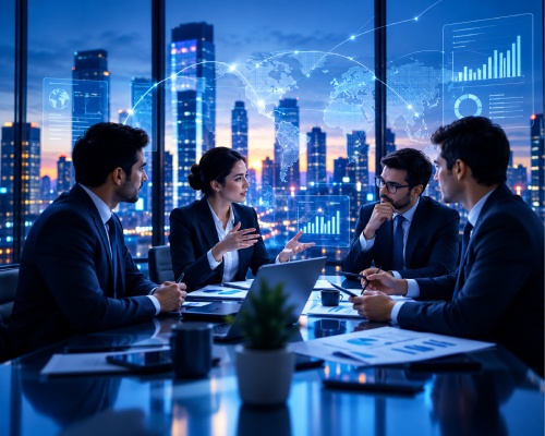 Intelligent business operations with connected process controls