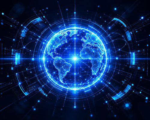 Digital network representing connected transformation